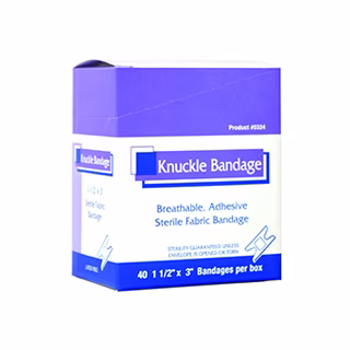 Heavy Woven Elastic Knuckle Bandage Latex Free 40 Ea. Per Box