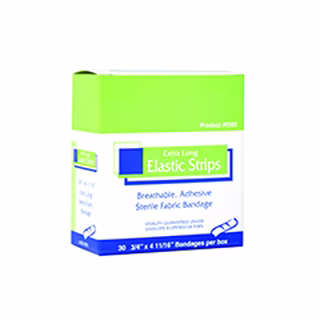 Heavy Woven Elastic Strip Latex Free 7/8" X 3" 50 Ea. Box