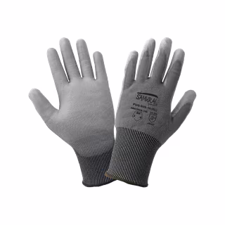 Samurai Glove Smooth Polyurethane-Coated Seamless Gray