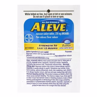 Aleve Caplets 5 single-dose Packets (OTC)