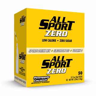 All Sport Zero Sugar-Free Powder Drink Mix, Pineapple Coconut Flavor