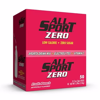 All Sport Zero Sugar-Free Powder Drink Mix, Fruit Punch Flavor