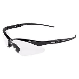 Spearfish® Clear Anti-Fog Lens, Shiny Black Frame Safety Glasses