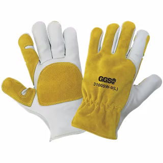 Premium Cowhide Drivers Spot Welding Gloves
