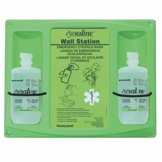 Double 16 Oz Btls. eyesaline Wall Station