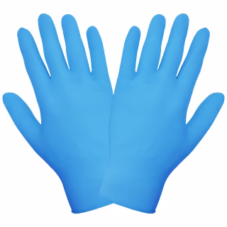 Economy 3.5 Blue Nitrile Disposable Powder-Free Gloves