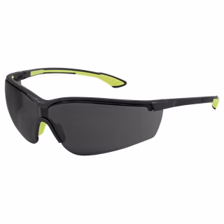 Chromis™ Smoke Performance Fog Technology Lens, Shiny Black Frame Safety Glasses