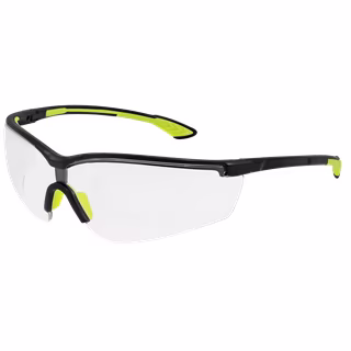 Chromis™ Clear Performance Fog Technology Lens, Shiny Black Frame Safety Glasses